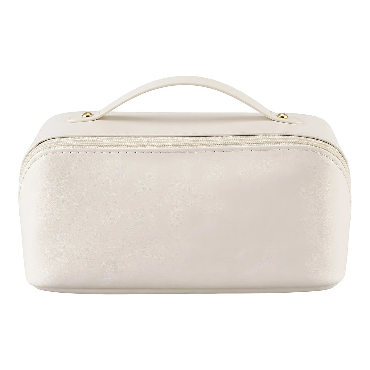 Embellir Makeup Case Portable Cosmetic Bag Organiser Toiletry Travel Bag PU White - Image 3