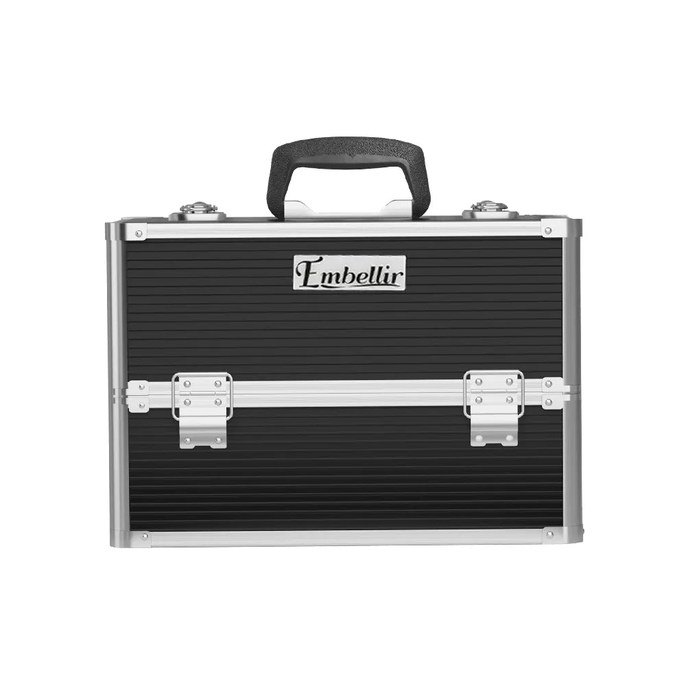 Embellir Portable Cosmetic Beauty Makeup Case- Black - Image 3
