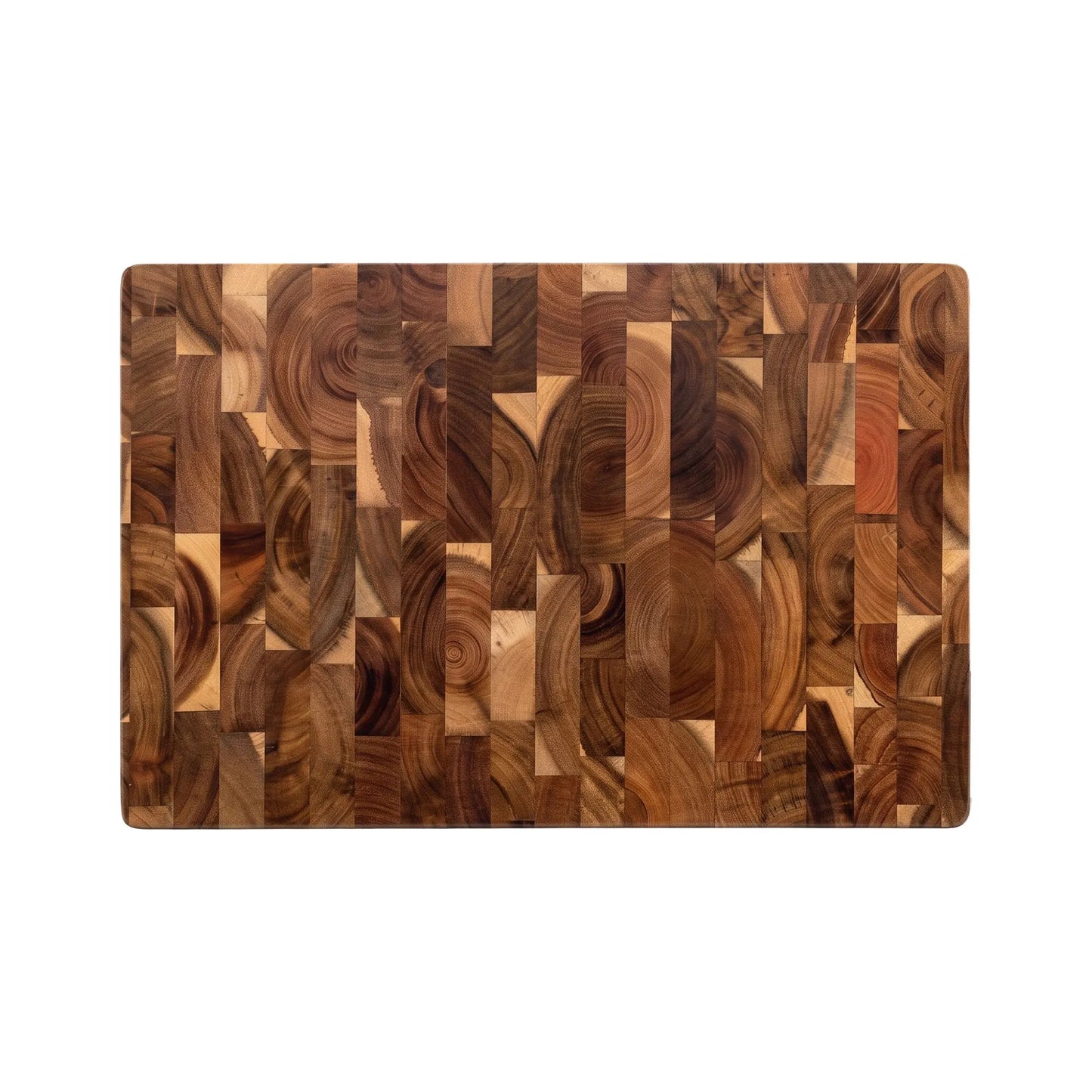 5-Star Chef Acacia Wooden Cutting Board End Grain Chopping Board - Image 3