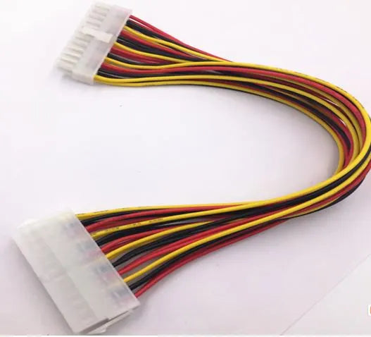 8ware 24 Pin ATX Power Supply Extension Cable Sleeved 30cm Male to Female (20+4 Pin) Power Supply...