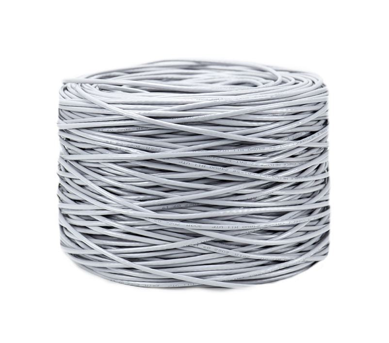 8ware CAT6 UTP Cable 305m Roll - Grey White Full 0.55mm Copper UTP stranded Ethernet LAN Network... - Image 4