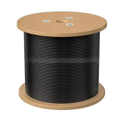 8Ware 305m CAT6A UTP LAN Network Cable Roll 24AWG PVE HDPE 7.4mm UV Stabilised Jacket Wooden Reel...