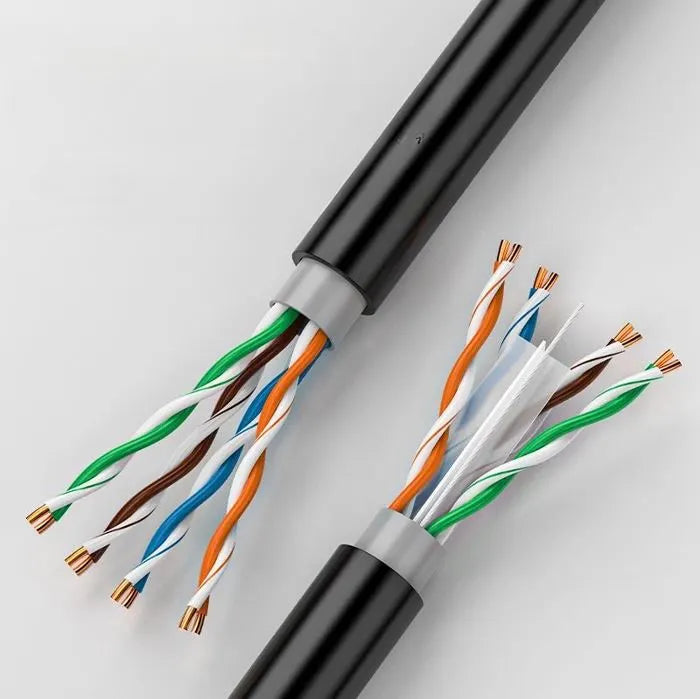 8Ware 305m CAT6A UTP LAN Network Cable Roll 24AWG PVE HDPE 7.4mm UV Stabilised Jacket Wooden Reel... - Image 3