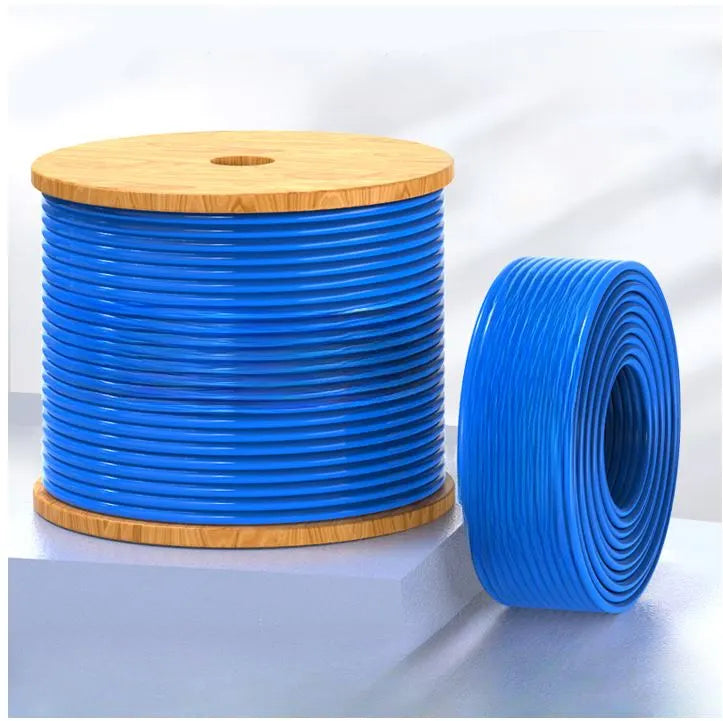 8Ware 350m CAT6A Ethernet 24AWG 30V LAN Stranded Core Cable Roll Bare Copper Twisted Core PVC Jac...