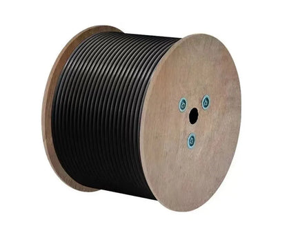 8Ware 350m CAT6A Ethernet Outdoor Underground Shielded External LAN Cable Roll on Rell Box Black... - Image 2
