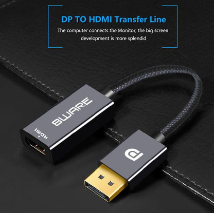 8ware DisplayPort DP to HDMI Adapter Converter Cable 15cm - Male to Female 1080P Gold-Plated for... - Image 4