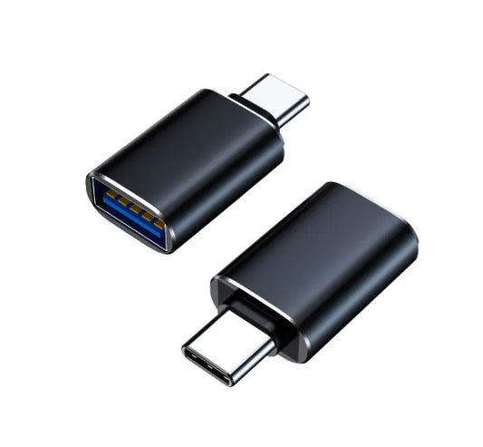 8Ware USB-C Male to USB-A Female OTG Adapter For Laptop, Wall Chargers,Phone Black - Cables