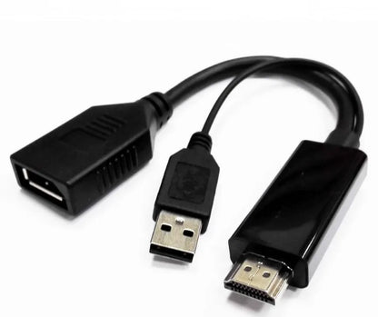 8Ware 4K HDMI to DP DisplayPort Male to Female Active Adapter Converter Cable USB powered - Cables