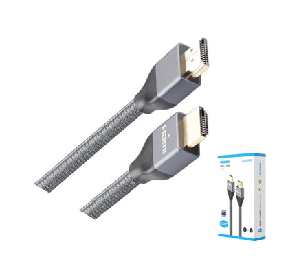 8Ware Premium HDMI 2.0 Cable 2m Retail Pack 19 pins Male to Male UHD 4K HDR High Speed Ethernet A...