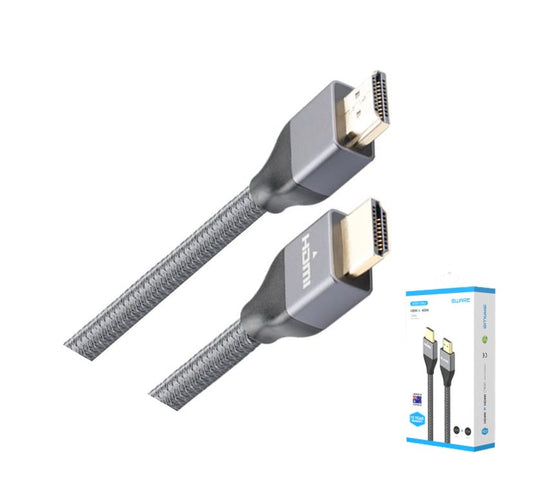 8Ware Premium HDMI 2.0 Cable 2m Retail Pack 19 pins Male to Male UHD 4K HDR High Speed Ethernet A...