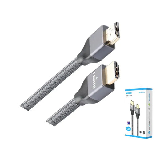 8Ware Premium HDMI 2.0 Cable 2m Retail Pack 19 pins Male to Male UHD 4K HDR High Speed Ethernet A...