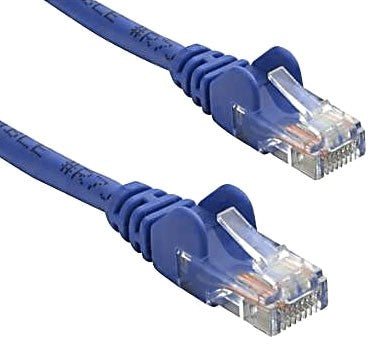 8ware CAT5e Cable 50cm / 0.5m - Blue Color Premium RJ45 Ethernet Network LAN UTP Patch Cord 26AWG...