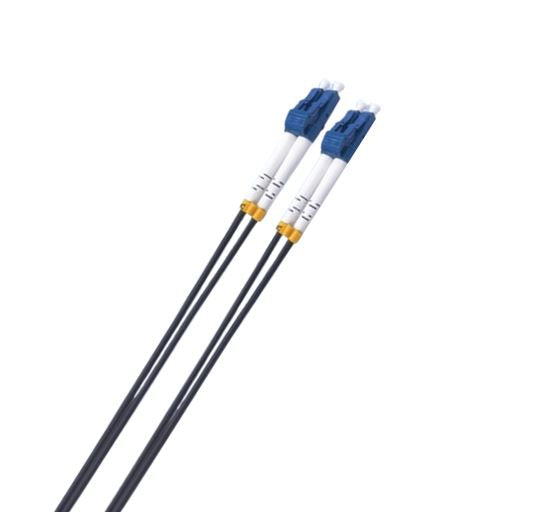 8ware 2m LC-LC OS2 Single Mode Dual-Core Fibre Optic Cable UPC Duplex Armoured Low Smoke Zero Hal...