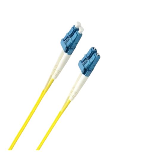8ware 20m LC-LC OS2 Single Mode Dual-Core Fibre Optic Cable UPC Duplex Armoured Low Smoke Zero Ha...