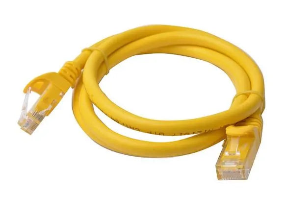 8Ware CAT6 Cable 1m - Yellow Premium RJ45 Ethernet Network LAN UTP Patch Cord 26AWG CU Jacket - C...