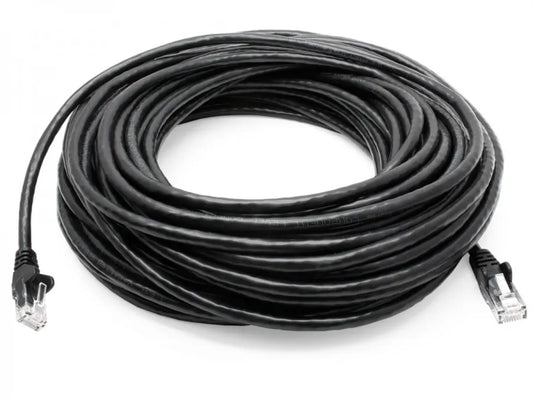 8Ware CAT6 Cable 50m - Black Premium RJ45 Ethernet Network LAN UTP Patch Cord 26AWG CU Jacket - C...