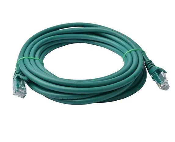 8Ware CAT6 Cable 50m - Green Premium RJ45 Ethernet Network LAN UTP Patch Cord 26AWG CU Jacket - C...