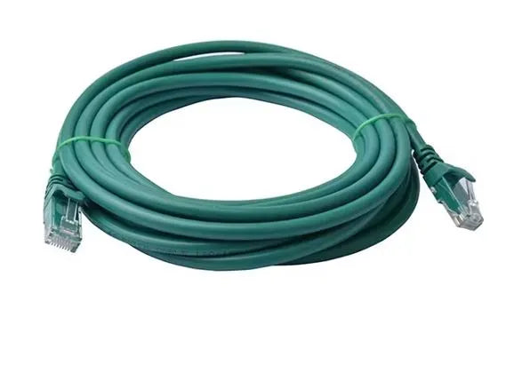 8ware CAT6 Cable 5m - Green Premium RJ45 Ethernet Network LAN UTP Patch Cord 26AWG CU Jacket - Ca...
