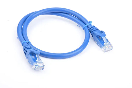 8Ware CAT6A Cable 0.25m (25cm) - Blue Color RJ45 Ethernet Network LAN UTP Patch Cord Snagless - C...