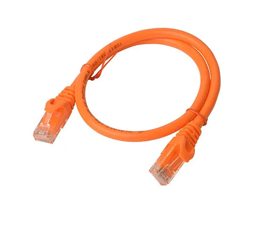8Ware CAT6A Cable 0.25m (25cm) - Orange Color RJ45 Ethernet Network LAN UTP Patch Cord Snagless...