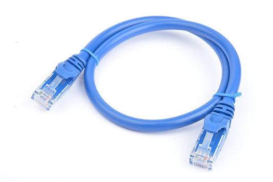 8Ware CAT6A Cable 0.5m (50cm) - Blue Color RJ45 Ethernet Network LAN UTP Patch Cord Snagless - Ca...