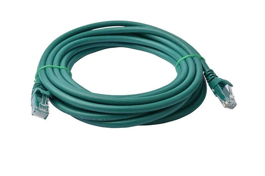 8Ware CAT6A Cable 10m - Green Color RJ45 Ethernet Network LAN UTP Patch Cord Snagless - Cables