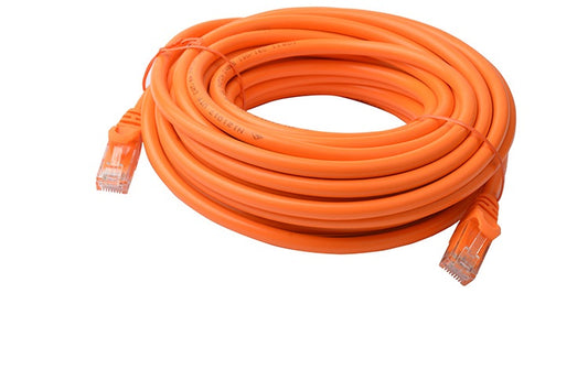 8Ware CAT6A Cable 10m - Orange Color RJ45 Ethernet Network LAN UTP Patch Cord Snagless - Cables