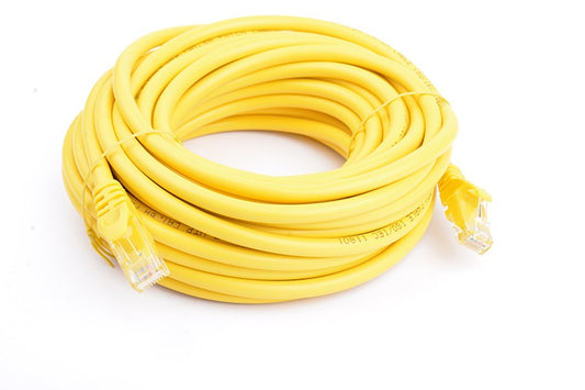 8Ware CAT6A Cable 10m - Yellow Color RJ45 Ethernet Network LAN UTP Patch Cord Snagless - Cables