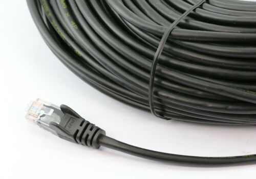 8Ware CAT6A Cable 15m - Black Color RJ45 Ethernet Network LAN UTP Patch Cord Snagless - Cables
