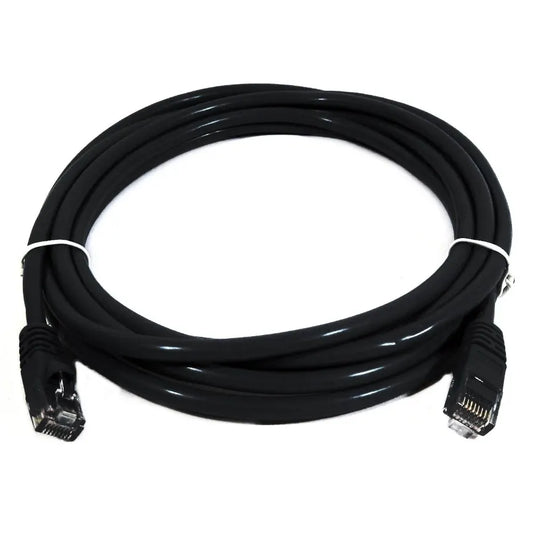 8Ware CAT6A Cable 1m - Black Color RJ45 Ethernet Network LAN UTP Patch Cord Snagless - Cables