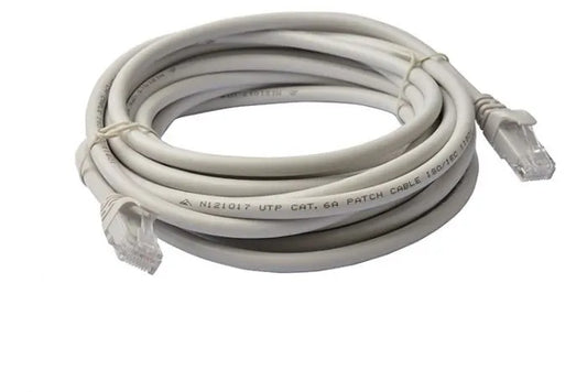 8Ware CAT6A Cable 20m - Grey Color RJ45 Ethernet Network LAN UTP Patch Cord Snagless - Cables