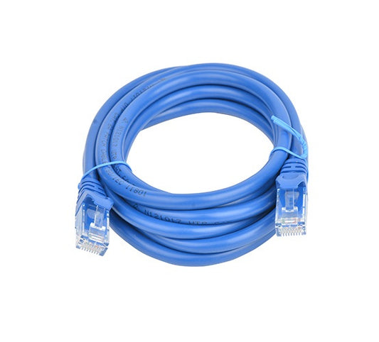 8Ware CAT6A Cable 2m - Blue Color RJ45 Ethernet Network LAN UTP Patch Cord Snagless - Cables