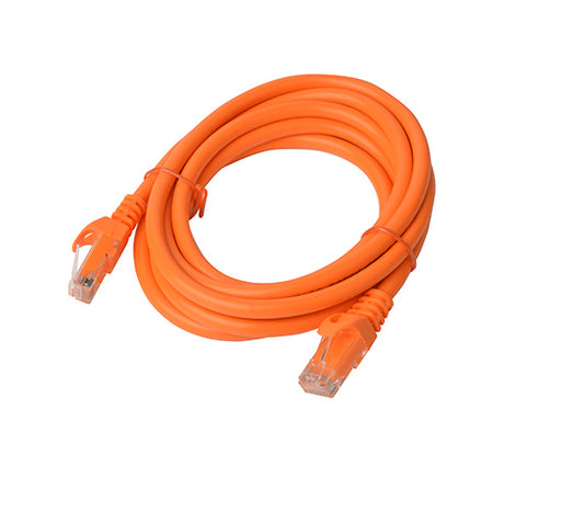 8Ware CAT6A Cable 2m - Orange Color RJ45 Ethernet Network LAN UTP Patch Cord Snagless - Cables