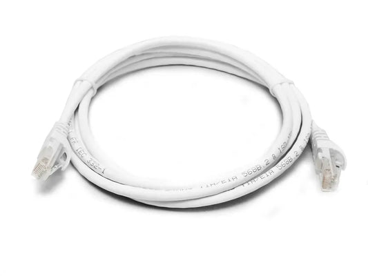 8Ware CAT6A Cable 2m - White Color RJ45 Ethernet Network LAN UTP Patch Cord Snagless - Cables