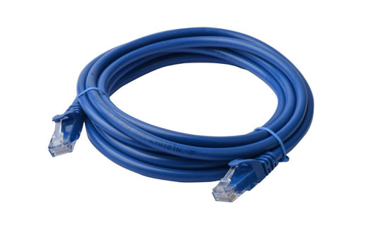 8Ware CAT6A Cable 30m - Blue Color RJ45 Ethernet Network LAN UTP Patch Cord Snagless - Cables