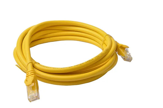 8Ware CAT6A Cable 3m - Yellow Color RJ45 Ethernet Network LAN UTP Patch Cord Snagless - Cables