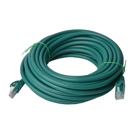 8Ware CAT6A Cable 40m - Green Color RJ45 Ethernet Network LAN UTP Patch Cord Snagless - Cables