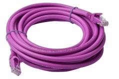 8Ware CAT6A Cable 5m - Purple Color RJ45 Ethernet Network LAN UTP Patch Cord Snagless - Cables