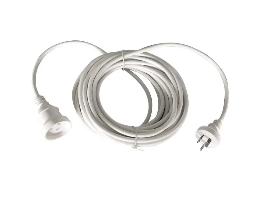 8Ware 10m AU Main Power Extension Cord Cable Lead 240V 3-Pin Male to Female - Cables