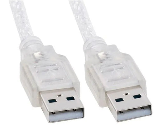 8Ware 2m USB 2.0 Cable - Type A to Type A Male to Male High Speed Data Transfer for Printer Scann...