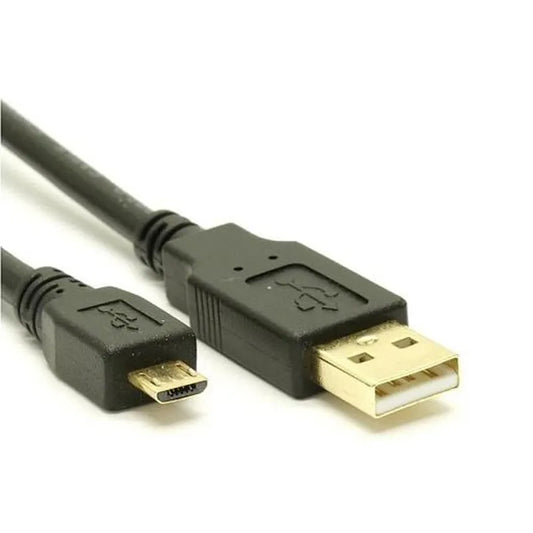 8Ware USB 2.0 Cable 2m A to Micro-USB B Male to Male Black - Cables