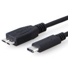 8Ware USB-C to Micro USB Cable 1m Type C to Type B Male to Male Black 10Gbps - Cables
