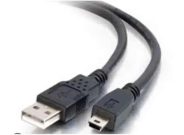 8Ware USB 2.0 Cable 1m A Male to Mini B Black (Pack of 10) - Cables