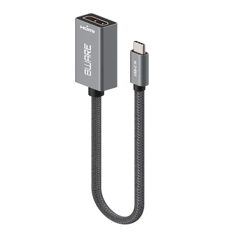 8ware 10cm USB-C to HDMI Male-Female Adapter Converter Cable Retail Pack for PC Laptop iPad  MacB... - Image 2
