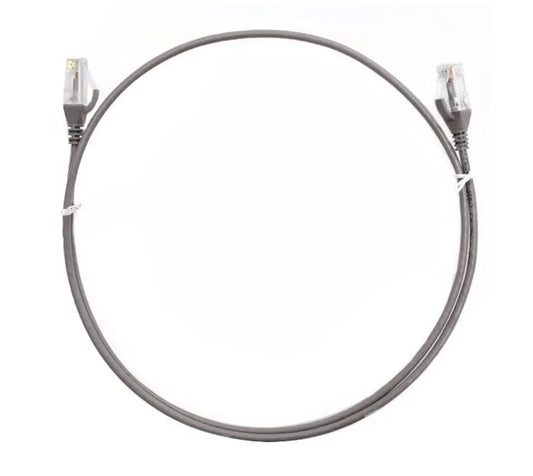 8ware CAT6 Ultra Thin Slim Cable 0.25m / 25cm - Grey Color Premium RJ45 Ethernet Network LAN UTP...