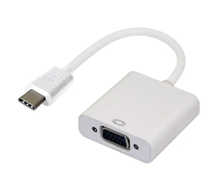 Astrotek Thunderbolt USB 3.1 Type C (USB-C) to VGA Adapter Converter Male to Female for Apple Mac...