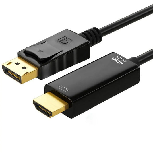 Astrotek 1m DisplayPort DP to HDMI Cable Converter Adapter - Male to Male 4K Resolution For Lapto...