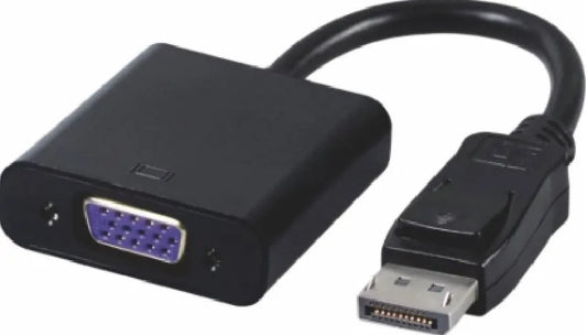 Astrotek DisplayPort DP to VGA Adapter Converter Cable 20cm Male to Female for Desktop Computer L...