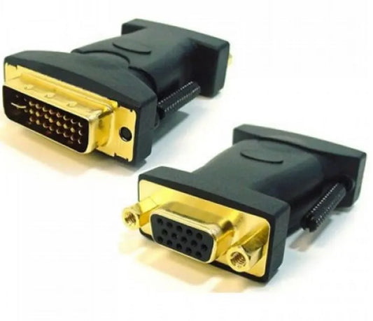 Astrotek DVI to VGA Adapter Converter 24+5 pins Male to 15 pins Female Gold Plated - Cables