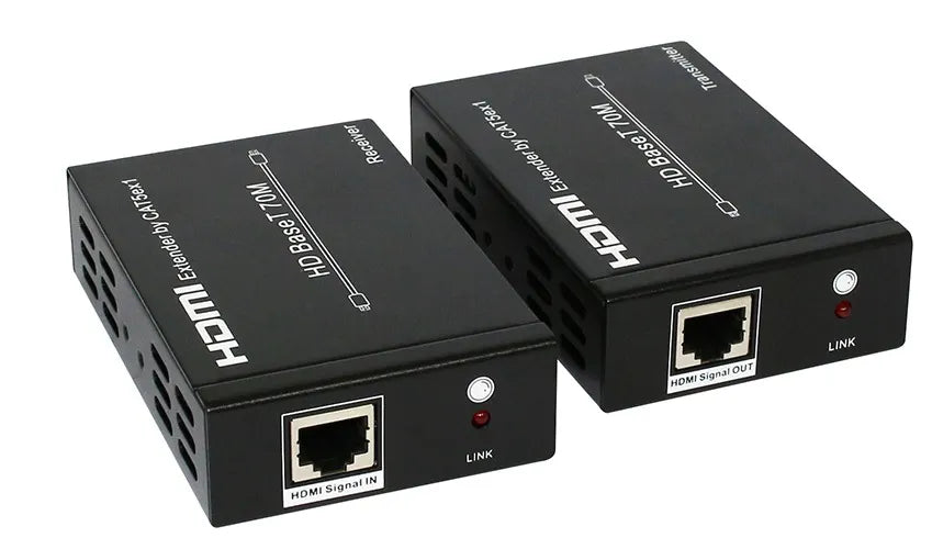 Astrotek HDMI Extender over RJ45 CAT5 CAT6 LAN Ethernet Network Converter Splitter for Foxtel Sup...